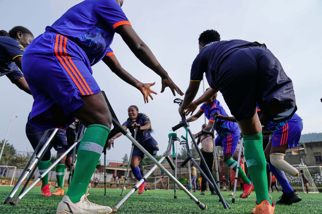 Amputee football players in Rwanda find healing and a sense of community