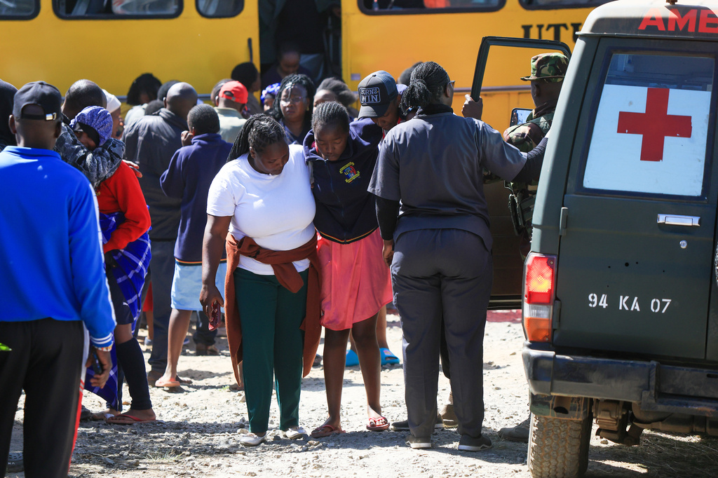 Fire rips through a dormitory at a girls’ school in Kenya, killing at least 16 students