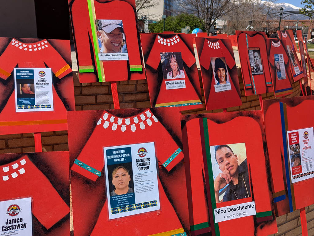Indigenous people honor and raise awareness for relatives who are missing or have been killed