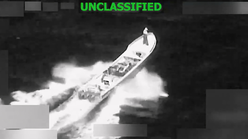 US military strike on alleged drug boat kills 3 in the eastern Pacific