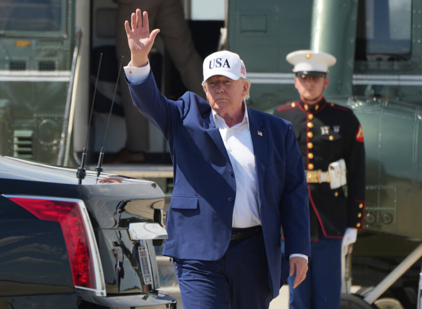 Trump is the frontman for his own party as rival groups vie to shape America’s 250th anniversary
