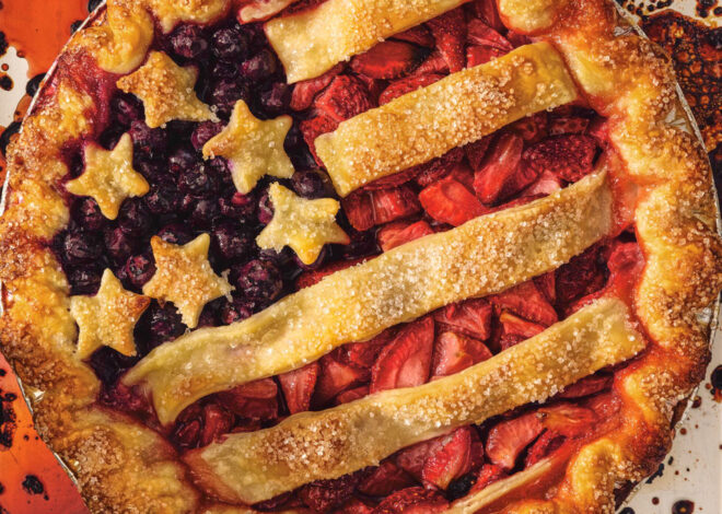 This Stars and Stripes Pie is designed to wow on the Fourth of July