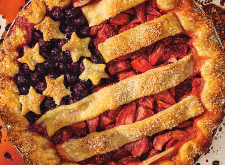 This Stars and Stripes Pie is designed to wow on the Fourth of July