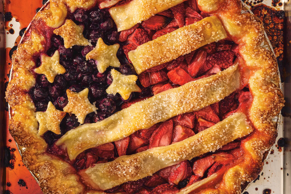 This Stars and Stripes Pie is designed to wow on the Fourth of July