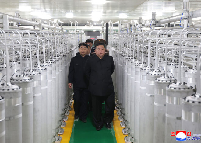 North Korea unveils a new plant to produce fuel for nuclear weapons