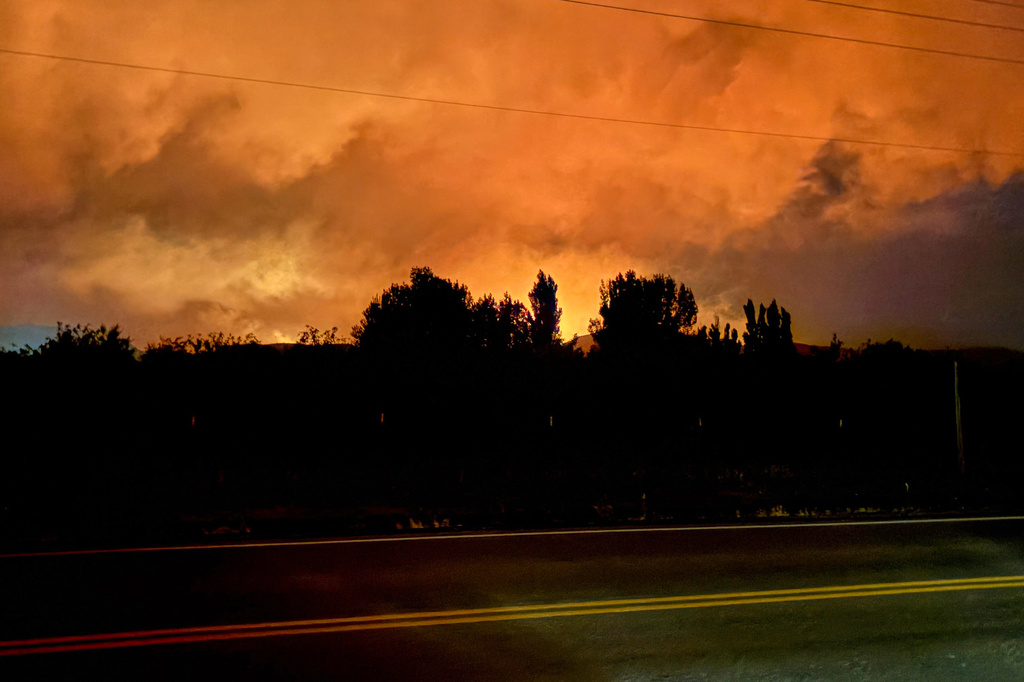Heat, wind and drought conditions spark wildfires in US West
