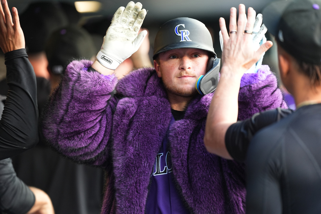 Rockies break skid with 7-3 win over Cubs behind Hunter Goodman’s two-run homer