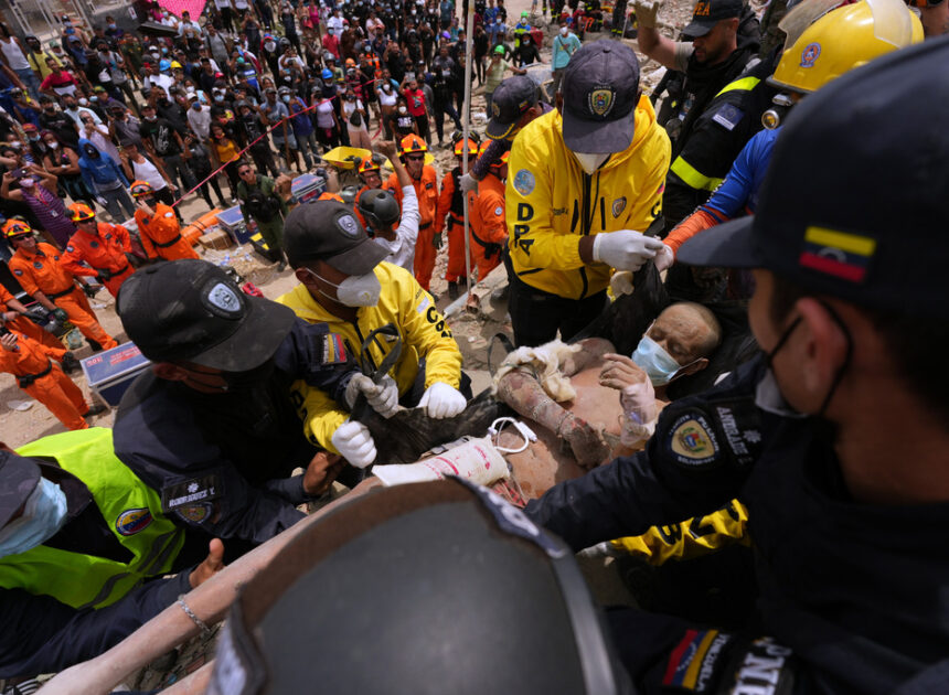 Grief and optimism clash in scramble to locate survivors 4 days after Venezuela earthquakes