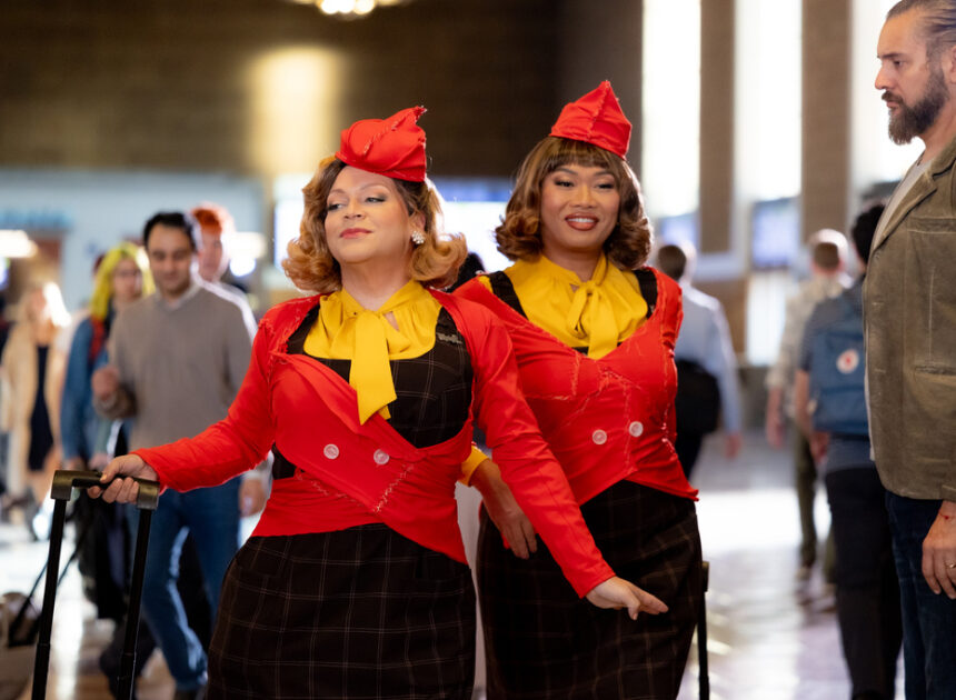 Movie Review: This train’s going fast, but the jokes fly even faster in “Stop! That! Train!’