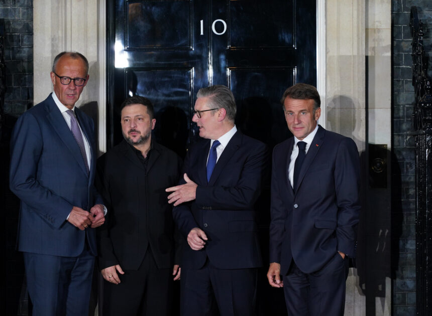 European leaders voice ‘urgent need’ to bolster Ukraine’s defenses against ballistic missiles
