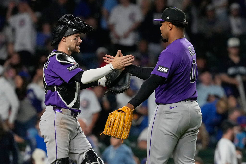 Willi Castro and TJ Rumfield each drive in two runs as the Rockies beat the Cubs, 5-2
