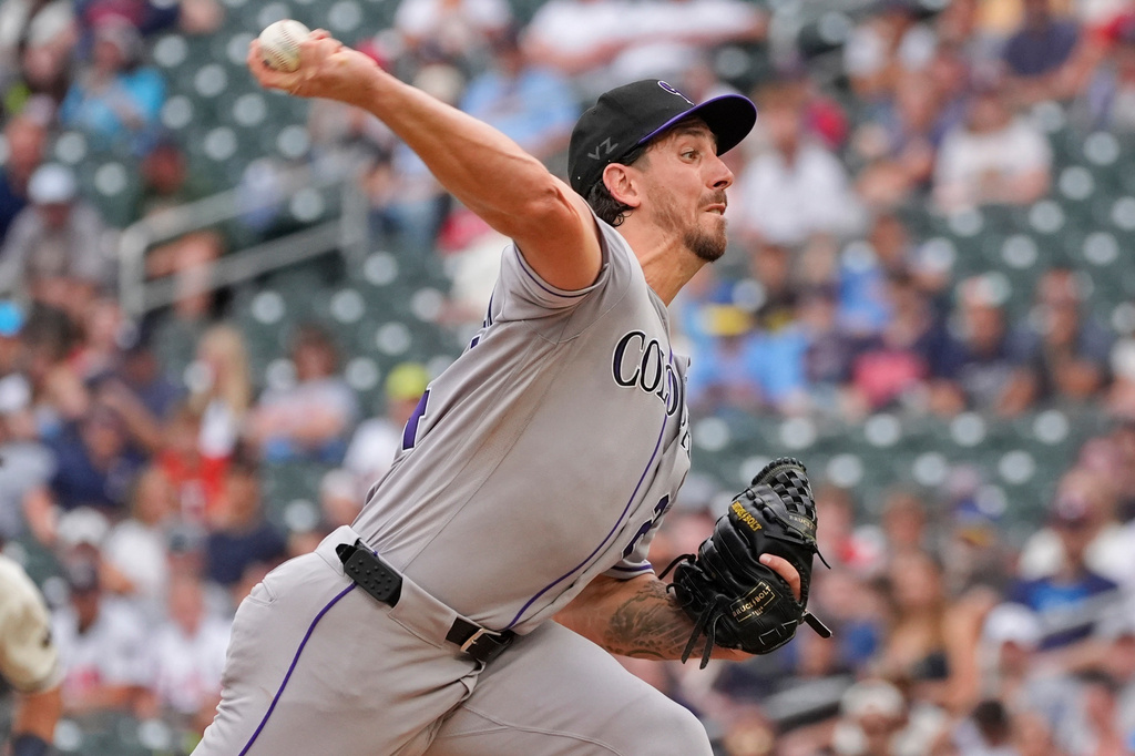Goodman’s three homers, five RBI power Rockies over Twins