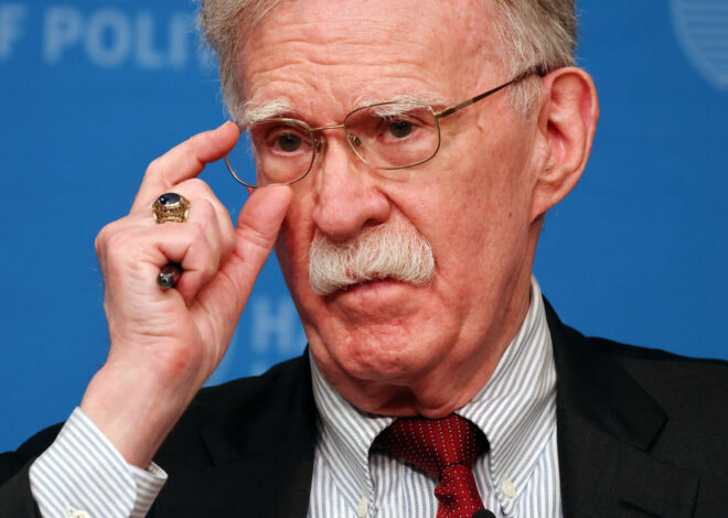 Ex-national security adviser John Bolton will plead guilty in classified information case: AP source