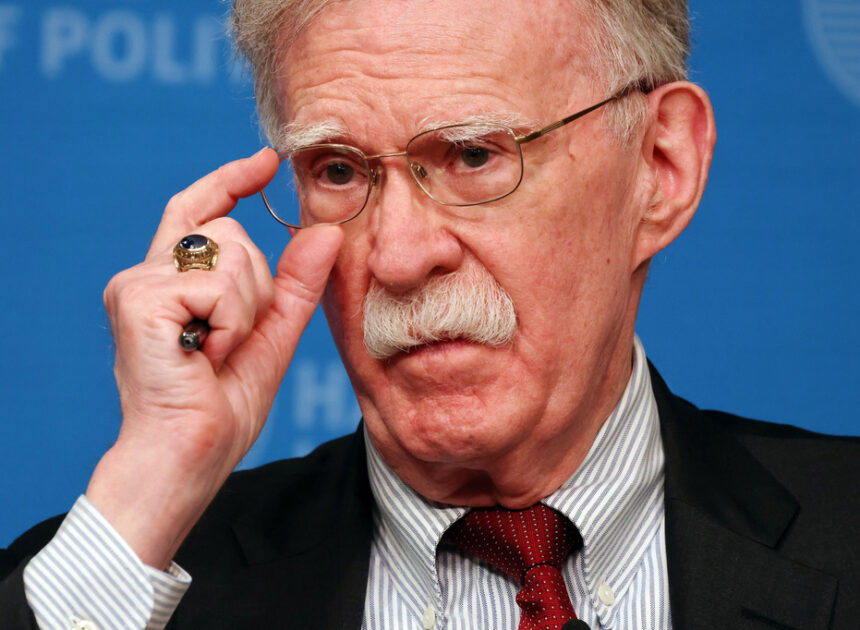 Ex-national security adviser John Bolton will plead guilty in classified information case: AP source