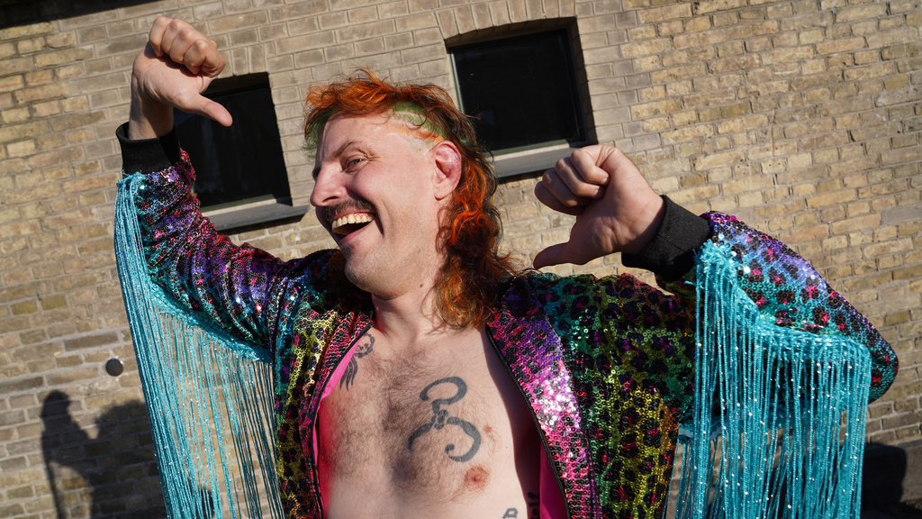 A raucous Copenhagen crowd cheers Denmark’s 2026 Mullet Championship