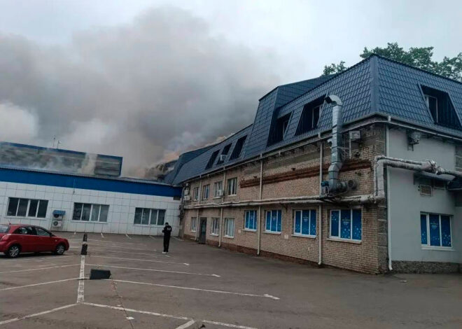 Ukrainian drones set a Moscow refinery ablaze in a major attack on the Russian capital