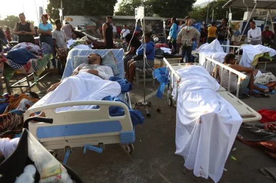 Venezuela health minister says around 235 people dead and 4,300 injured in catastrophic earthquakes