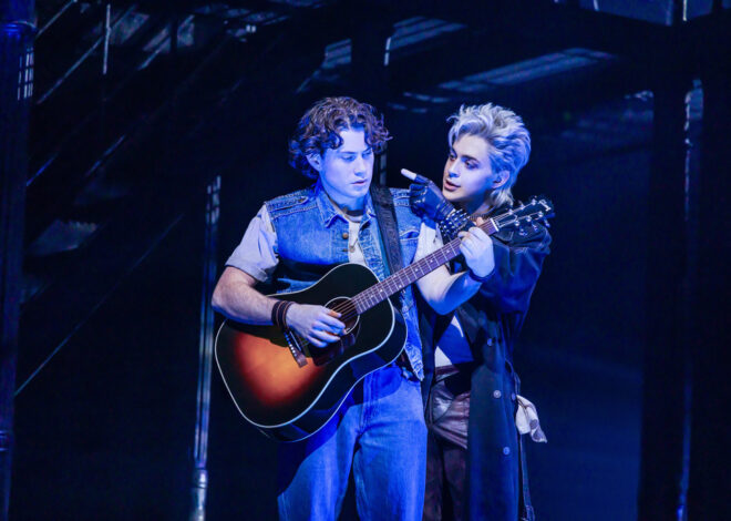 How do you make vampires fly effortlessly on Broadway? Strong wires, harnesses and lots of practice