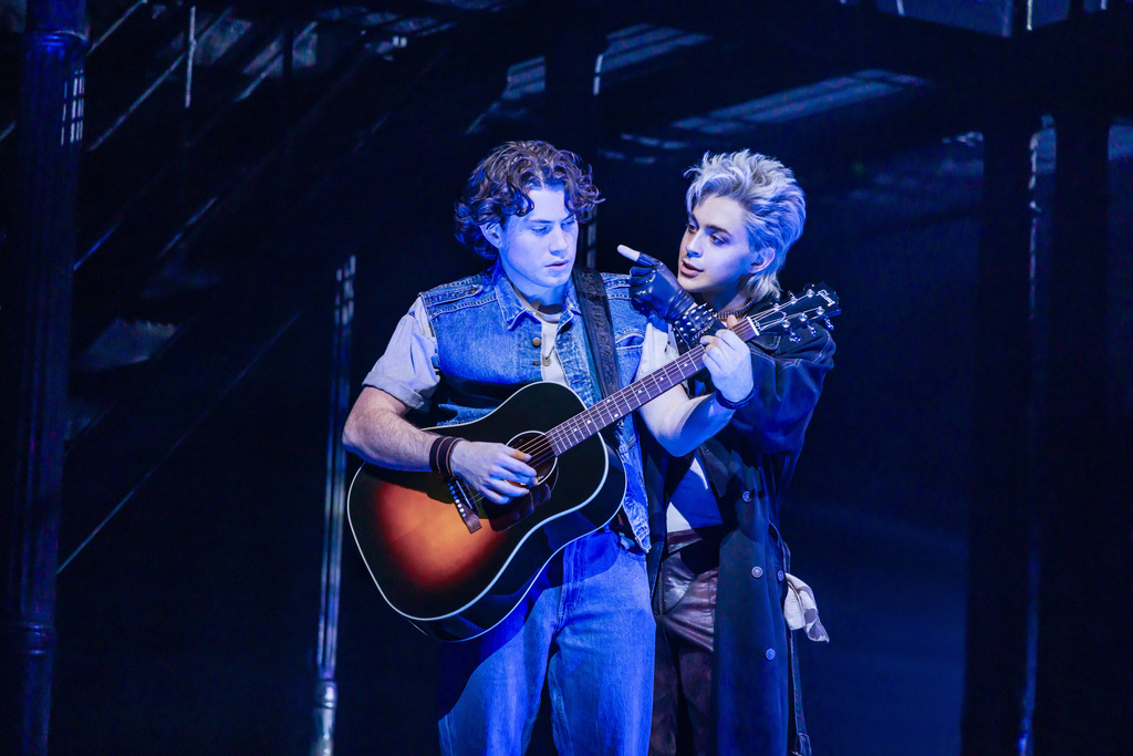 How do you make vampires fly effortlessly on Broadway? Strong wires, harnesses and lots of practice