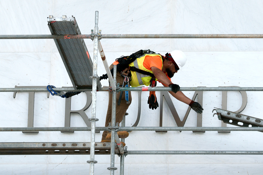 Trump’s name is gone from the Kennedy Center’s facade, according to a top official at the arts venue