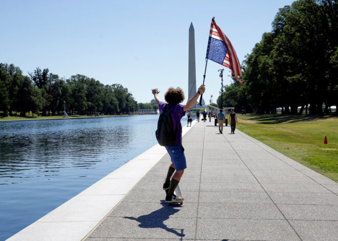 Reflecting Pool liner was cut with a sharp knife or razor, National Park Service says