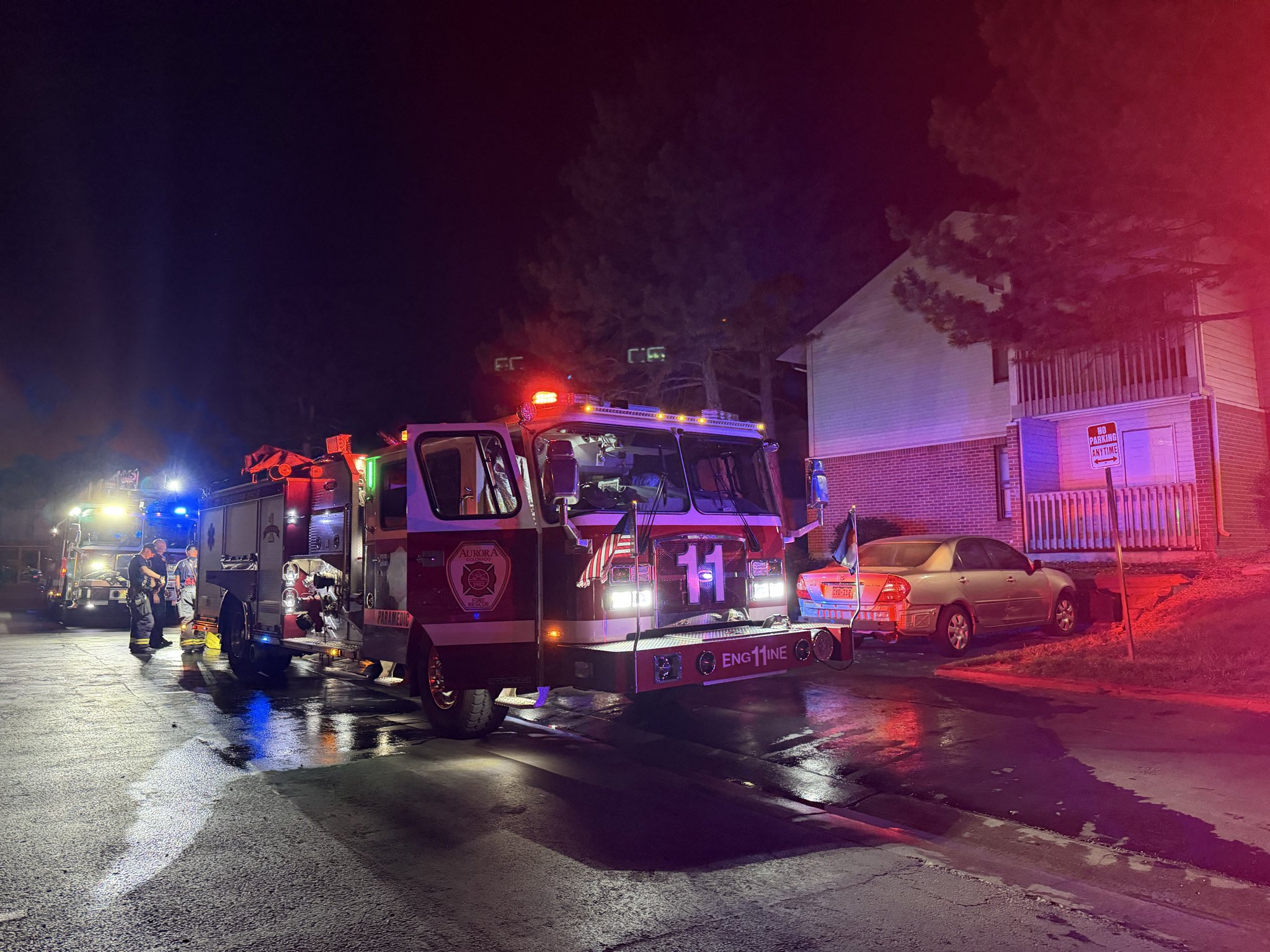 Firefighters say discarded cigarette sparks Aurora apartment fire early Monday. 1 hospitalized