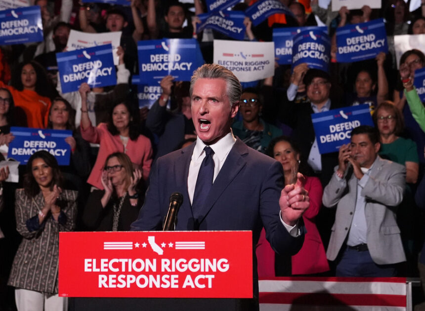 California Gov. Gavin Newsom says Trump’s Justice Department is investigating him and his wife