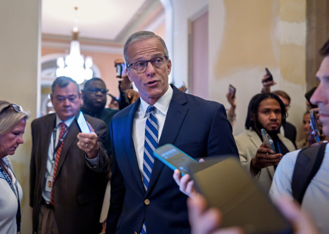 Senate OKs $70B immigration bill after rejecting efforts to permanently ban Trump’s settlement fund