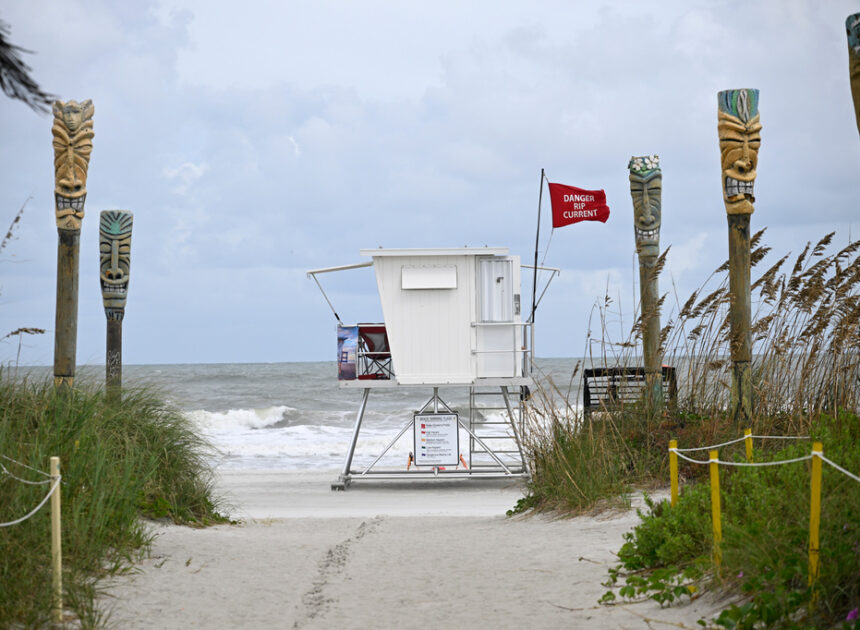 When a rip current sucks you out to sea, try not to panic