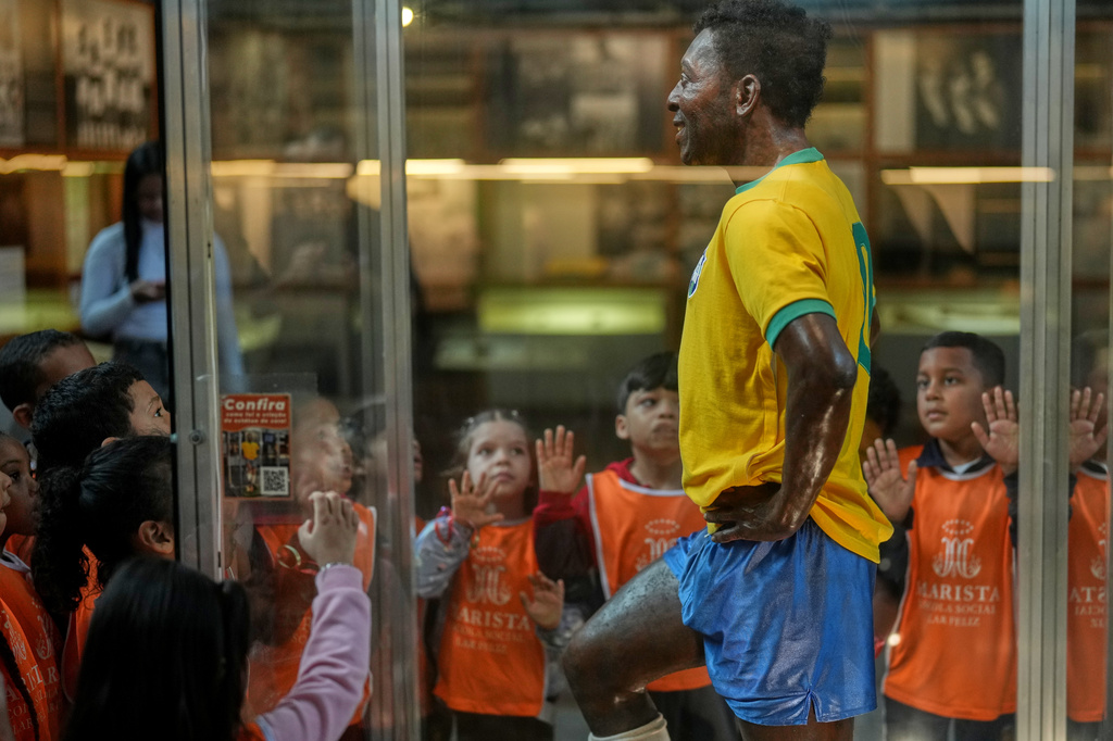 Soccer great Pelé’s legacy shines on in his one-time home ahead of the World Cup