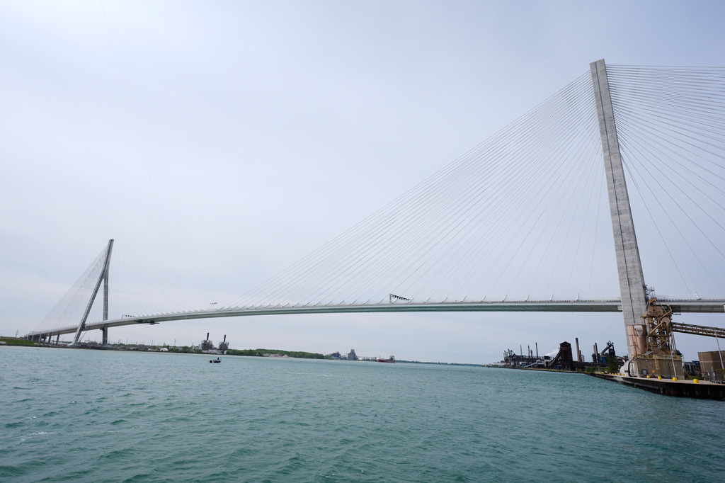 Opening of Canada-US bridge that Trump threatened to block is delayed over unresolved ‘issues’