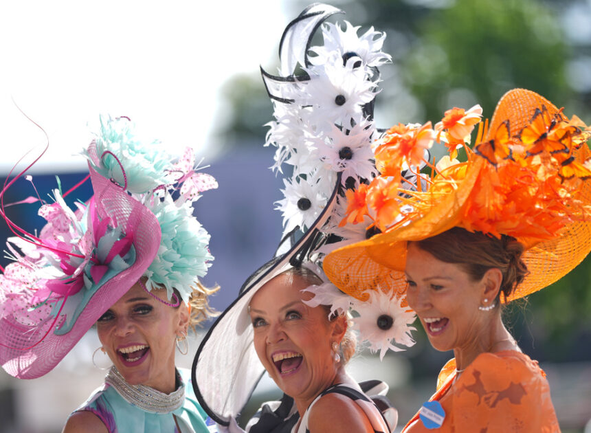 Creative and colorful hats steal the show at the Royal Ascot horse races in England, in photos