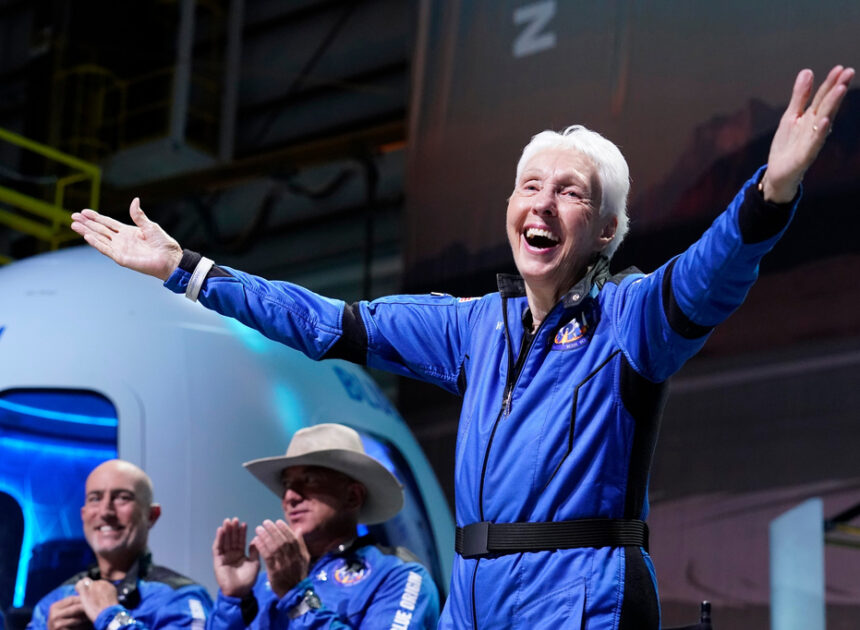 Wally Funk, aviation pioneer who was the oldest woman to travel into space, dies at 87