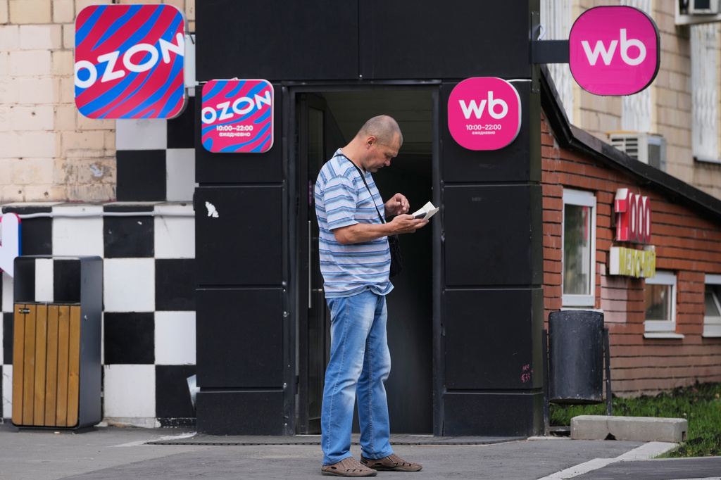 Ukraine hits Russia’s largest online marketplace, hurting small businesses and bringing the war home