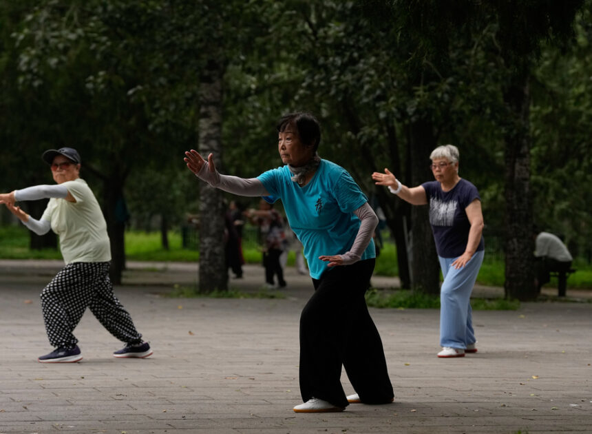 Tai chi practitioners seek balance and well-being in fast-paced Beijing