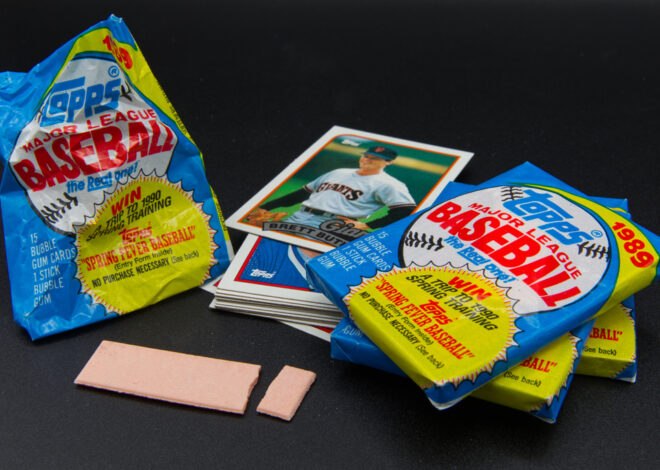 Stacks and stacks of wax packs, now obsolete, summon the joy of baseball-card childhoods