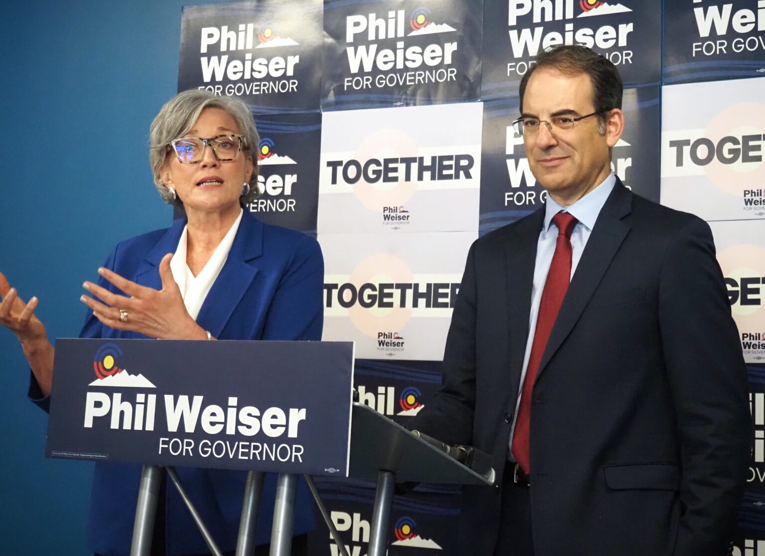 Phil Weiser picks JeffCo commissioner Lesley Dahlkemper as his gubernatorial running mate