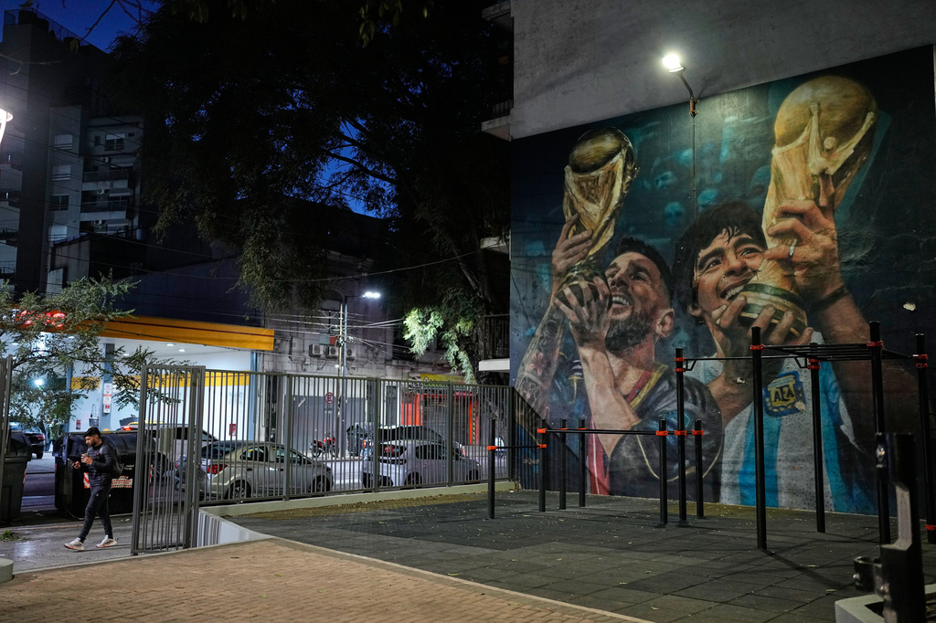 A World Cup banner turns the Malvinas into a cultural obsession for a new generation in Argentina
