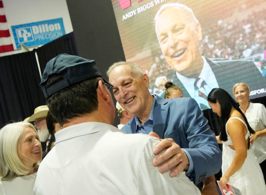 Andy Biggs wins Republican nomination to challenge Democrat Katie Hobbs for Arizona governor