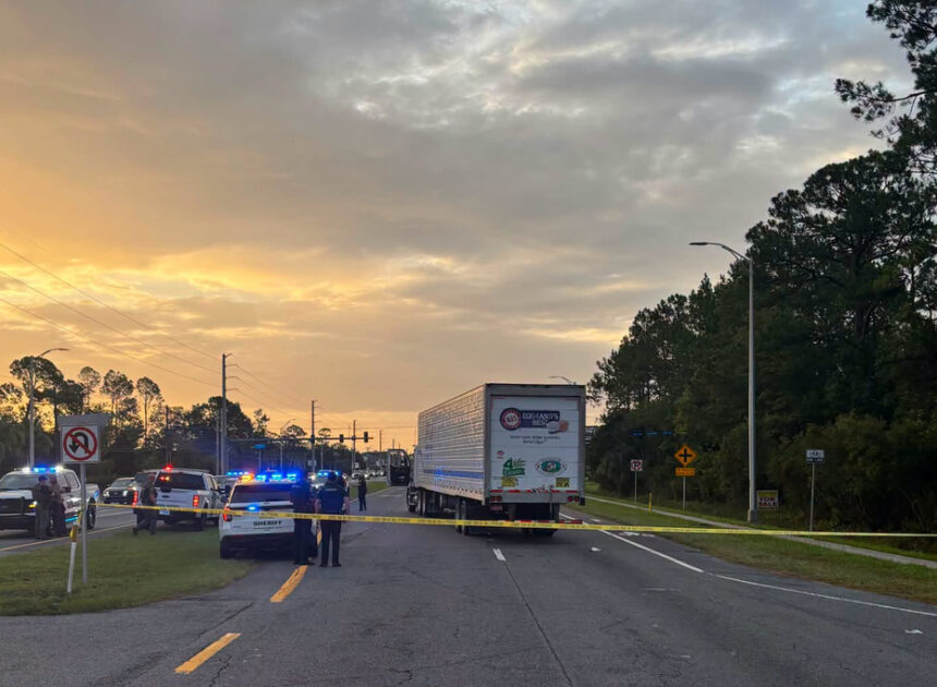 Man fleeing immigration officers in Florida is struck and killed by tractor trailer, police say