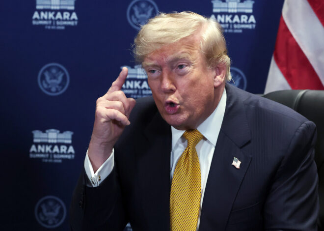 Trump says the U.S. will give license to Ukraine to produce Patriot defense systems