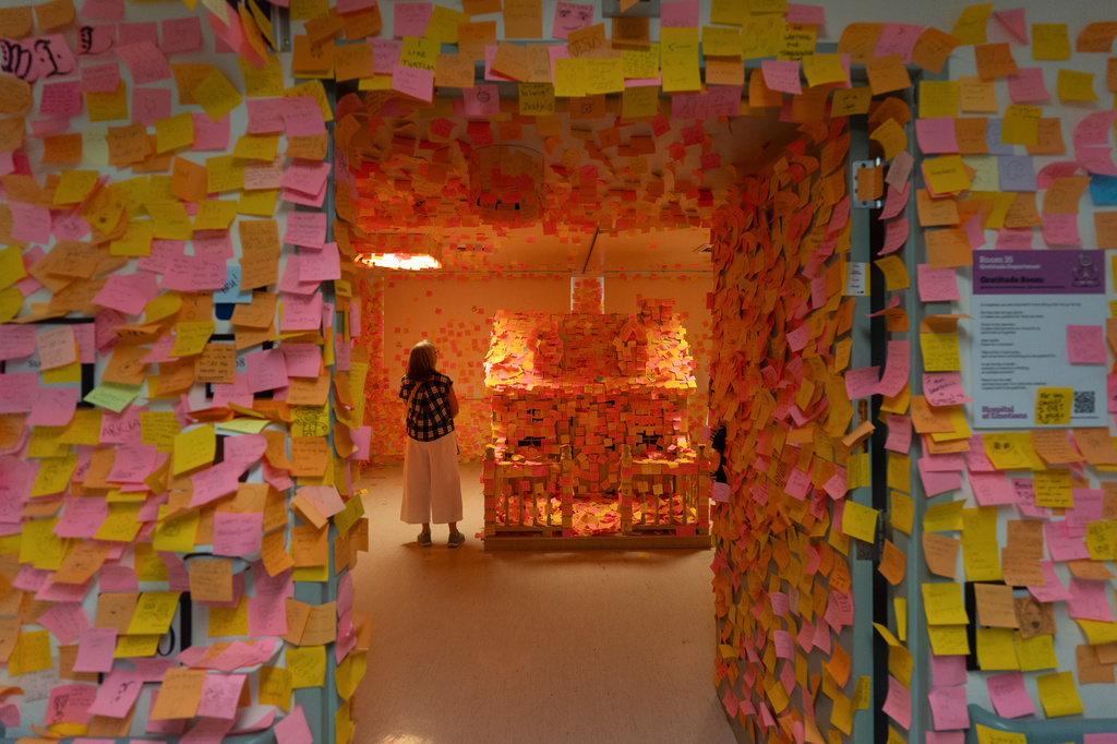 How artists transformed a former hospital in Los Angeles to examine human emotions
