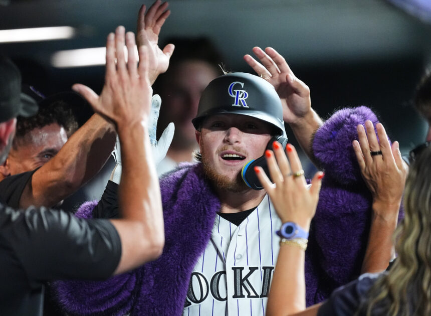 Hunter Goodman’s go-ahead homer in 8th inning lifts Rockies to 8-7 victory over Nationals