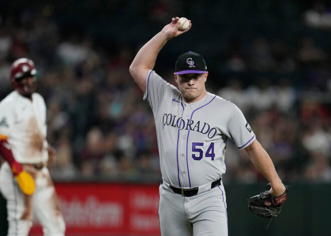 Dodgers acquire reliever Seth Halvorsen from the Rockies for two minor league players