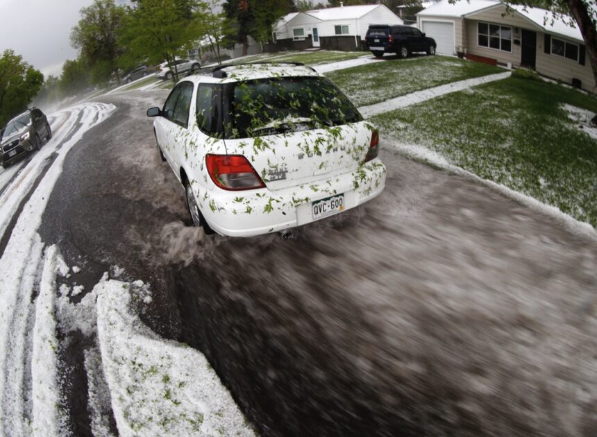 PERRY: Hail, no. We can’t keep paying those car and house insurance rates around here