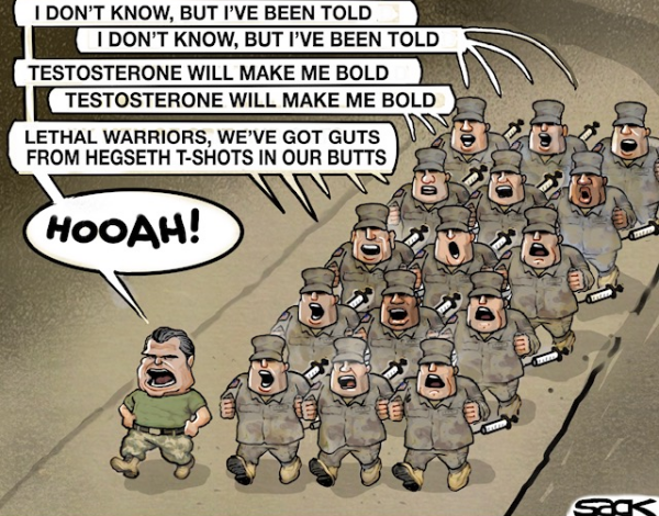 Toon in Wednesday