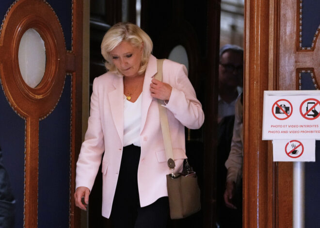 French court clears way for far-right leader Le Pen to run in 2027 but under a condition she rejects