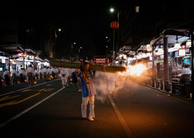 A centuries-old festival in Japan brings Shinto traditions and towering floats to the streets
