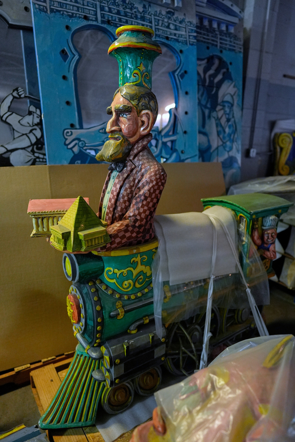Will Red Grooms’ whimsical, wonderful Tennessee Fox Trot Carousel ride again?