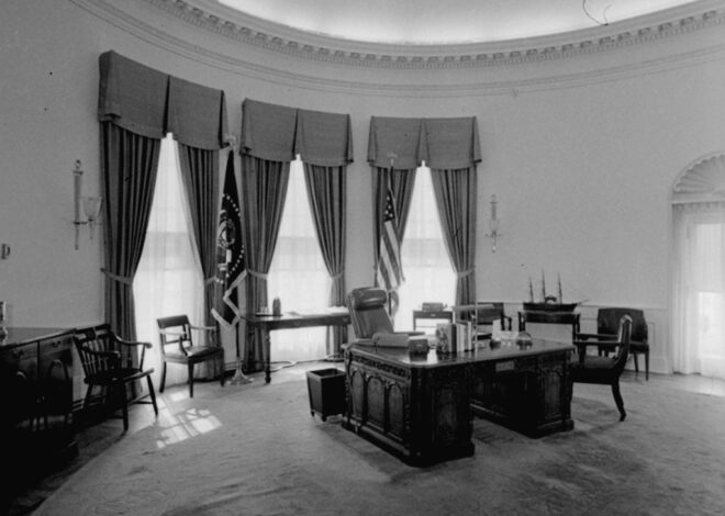Much more than a piece of furniture, the president’s Resolute Desk has echoed through history